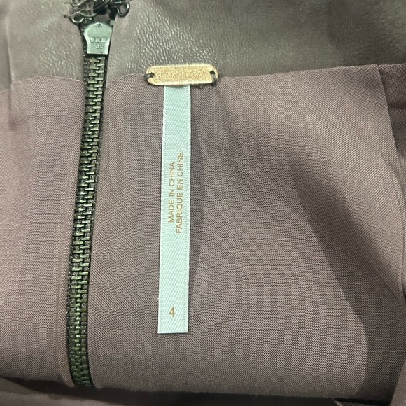 Free People Modern Femme Vegan Suede Mini Skirt Sz 4 - Picture 5 of 9